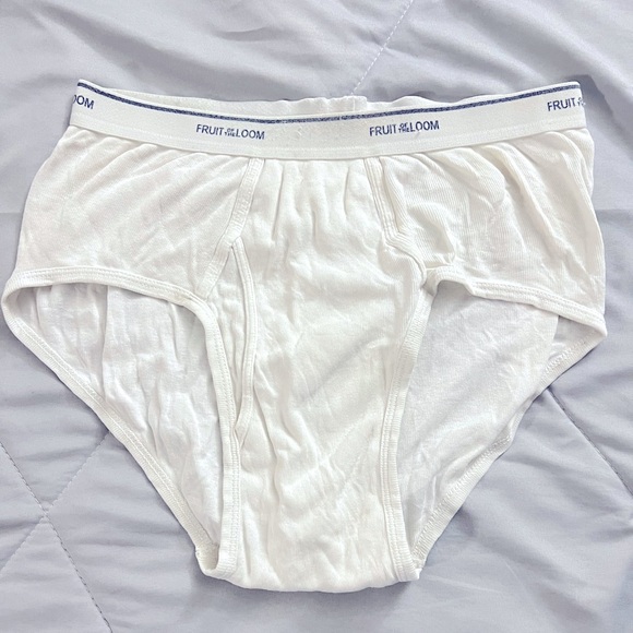VINTAGE -Fruit of the Loom Men's Classic White Brief - Picture 1 of 2